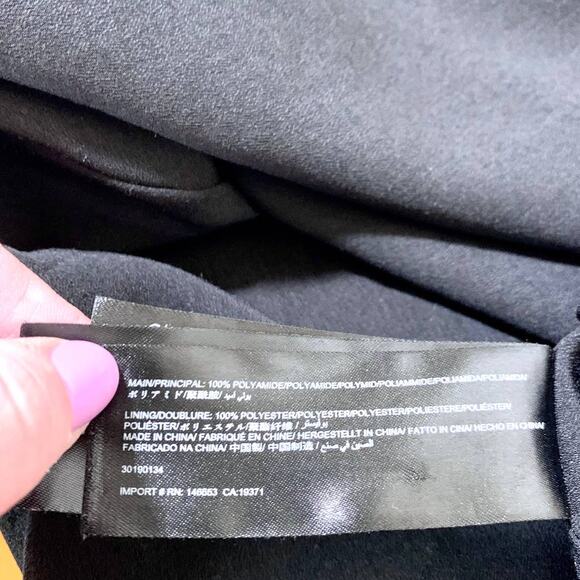 Keepsake The Label Satin Lace Trim Keyhole Back Lined Cami Camisole Black Small - Picture 8 of 9